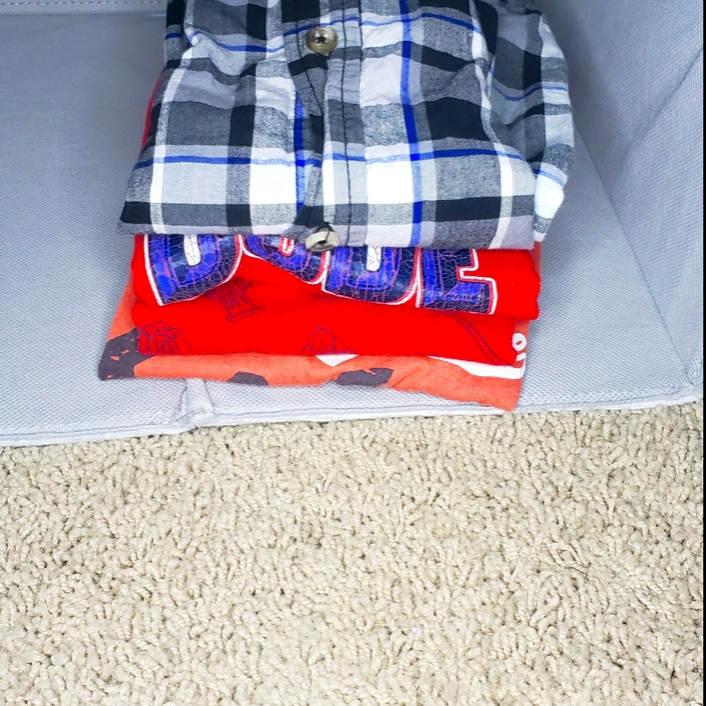 Boys shirts size 3 to 4 short sleeve and long slee